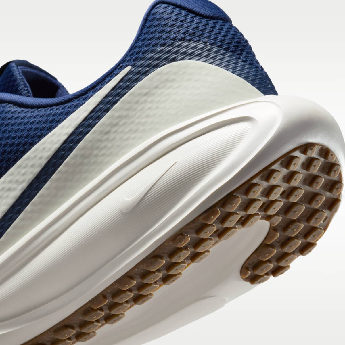 Nike Revolution 8 Men's Road Running Shoes - Midnight Navy/Gum Medium Brown/Wolf Grey/Sail - Image 8