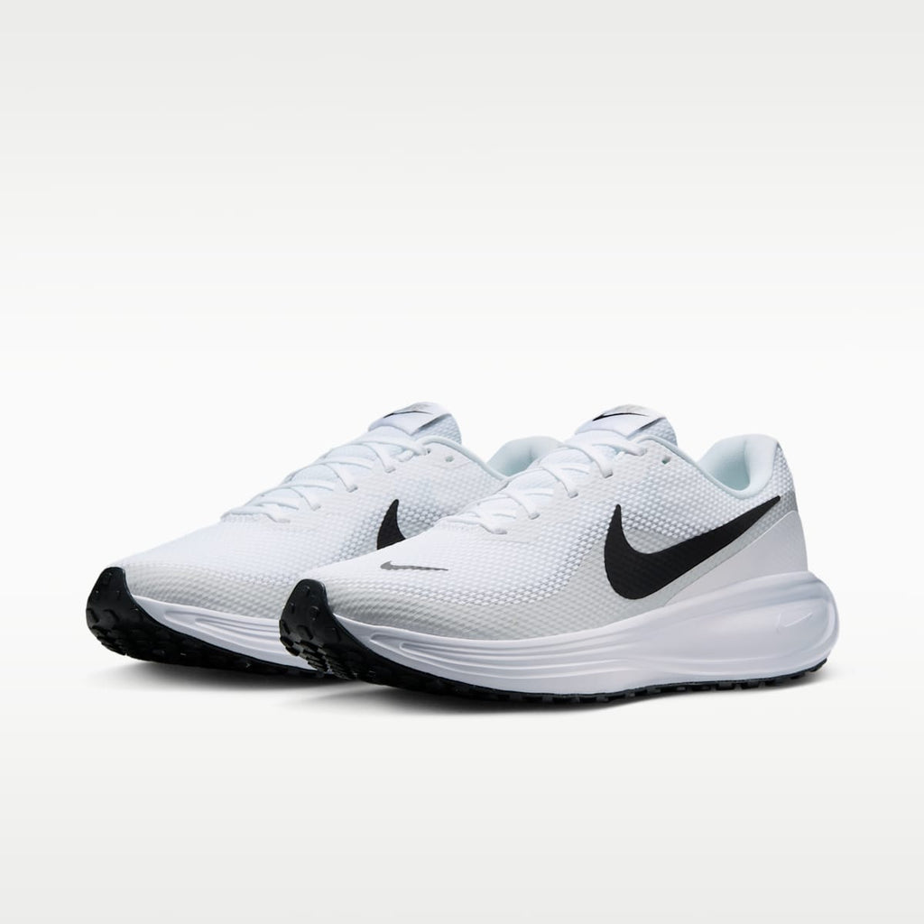Nike Revolution 8 Men's Road Running Shoes - White/Pure Platinum/Black - Image 5