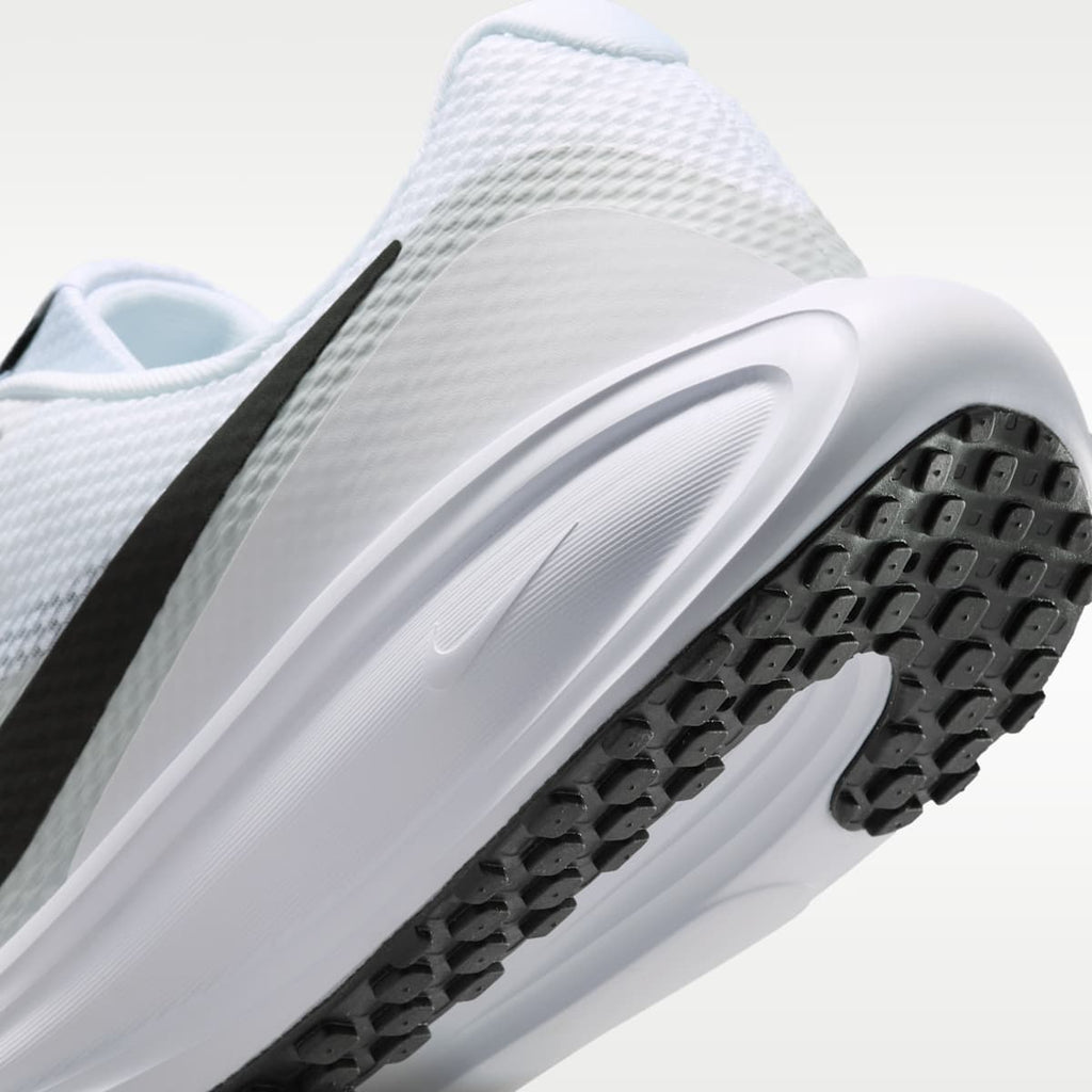 Nike Revolution 8 Men's Road Running Shoes - White/Pure Platinum/Black - Image 8