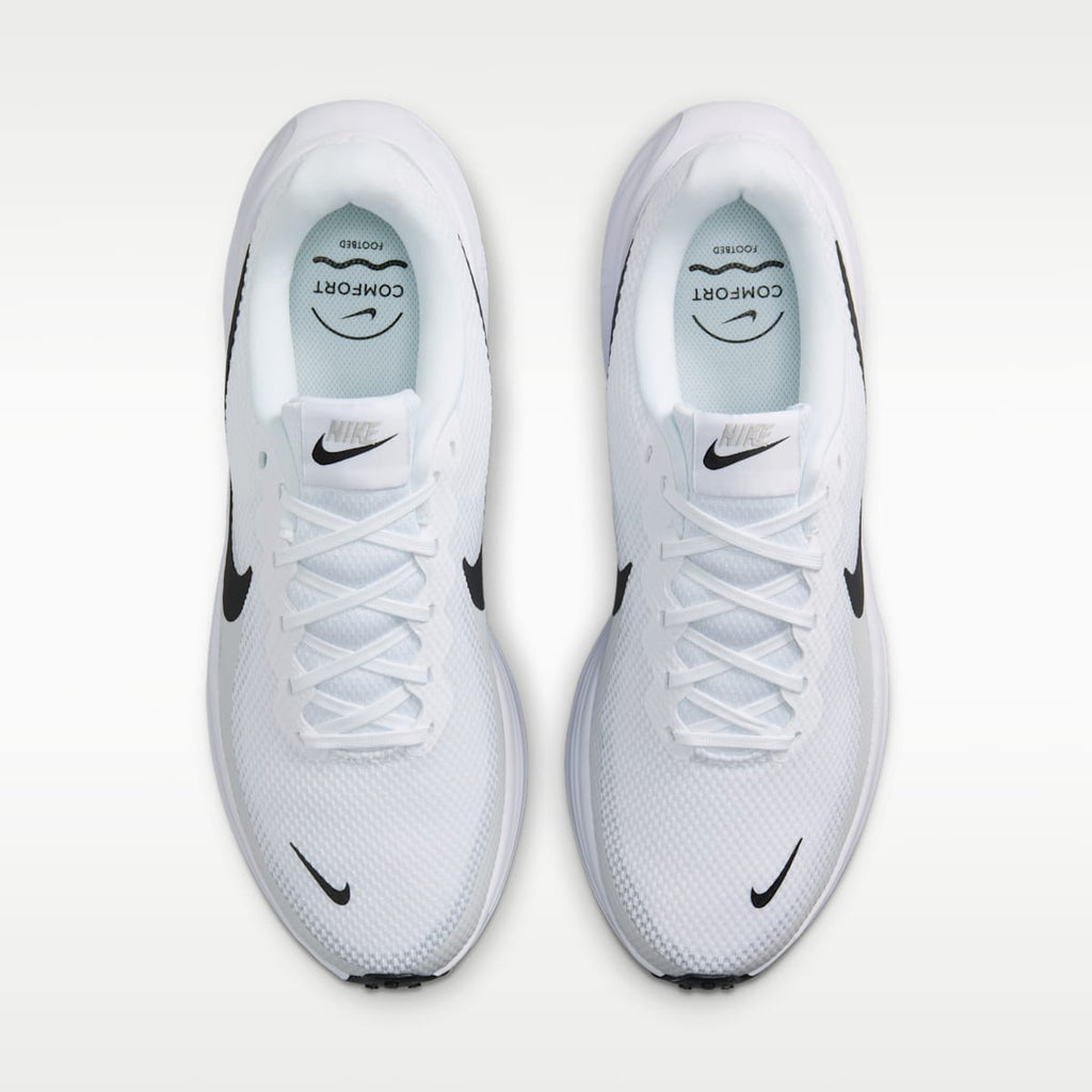 Nike Revolution 8 Men's Road Running Shoes - White/Pure Platinum/Black - Image 4