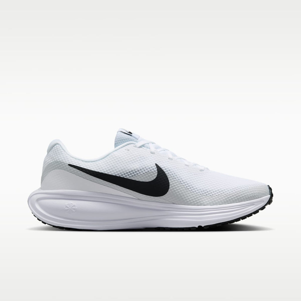 Nike Revolution 8 Men's Road Running Shoes - White/Pure Platinum/Black - Image 3