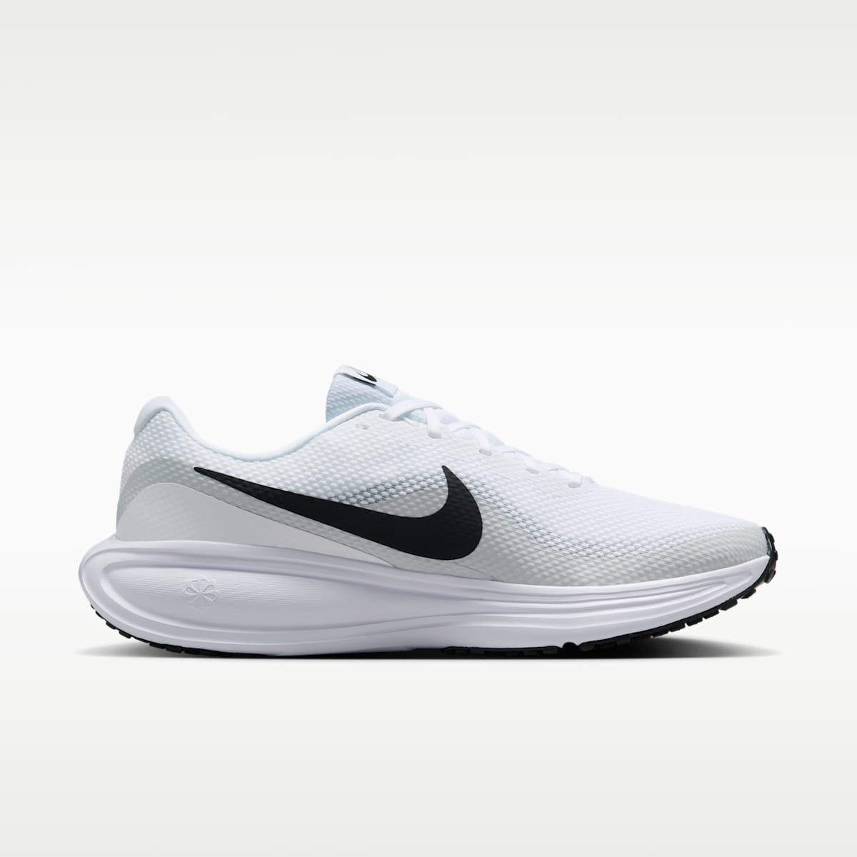 Nike Revolution 8 Men's Road Running Shoes - White/Pure Platinum/Black - Image 3