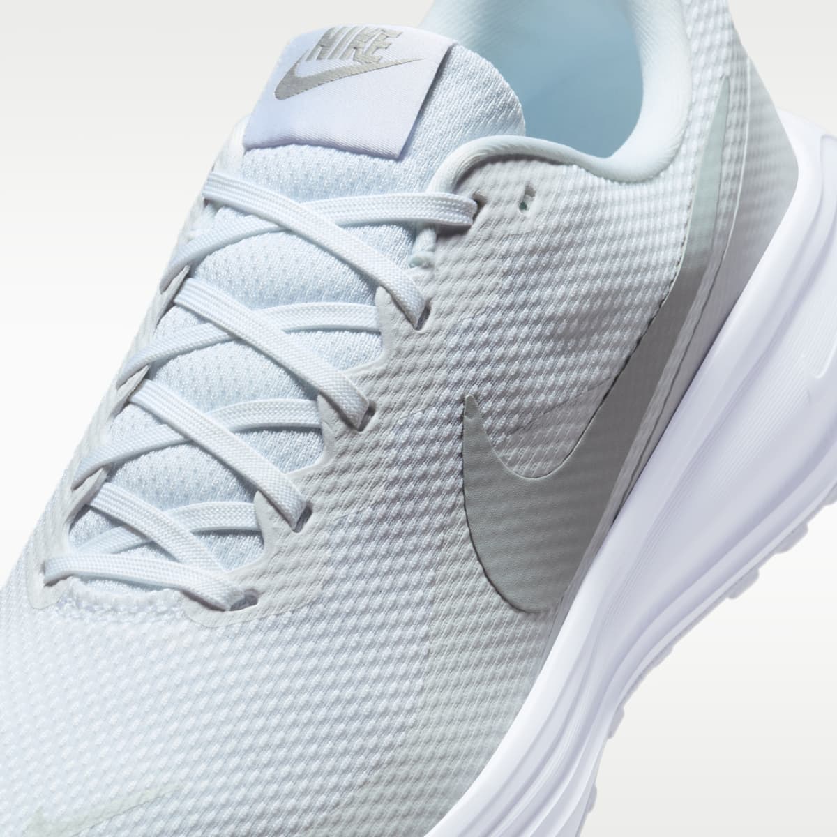 Nike Revolution 8 Men's Road Running Shoes - White/Pure Platinum - Image 7