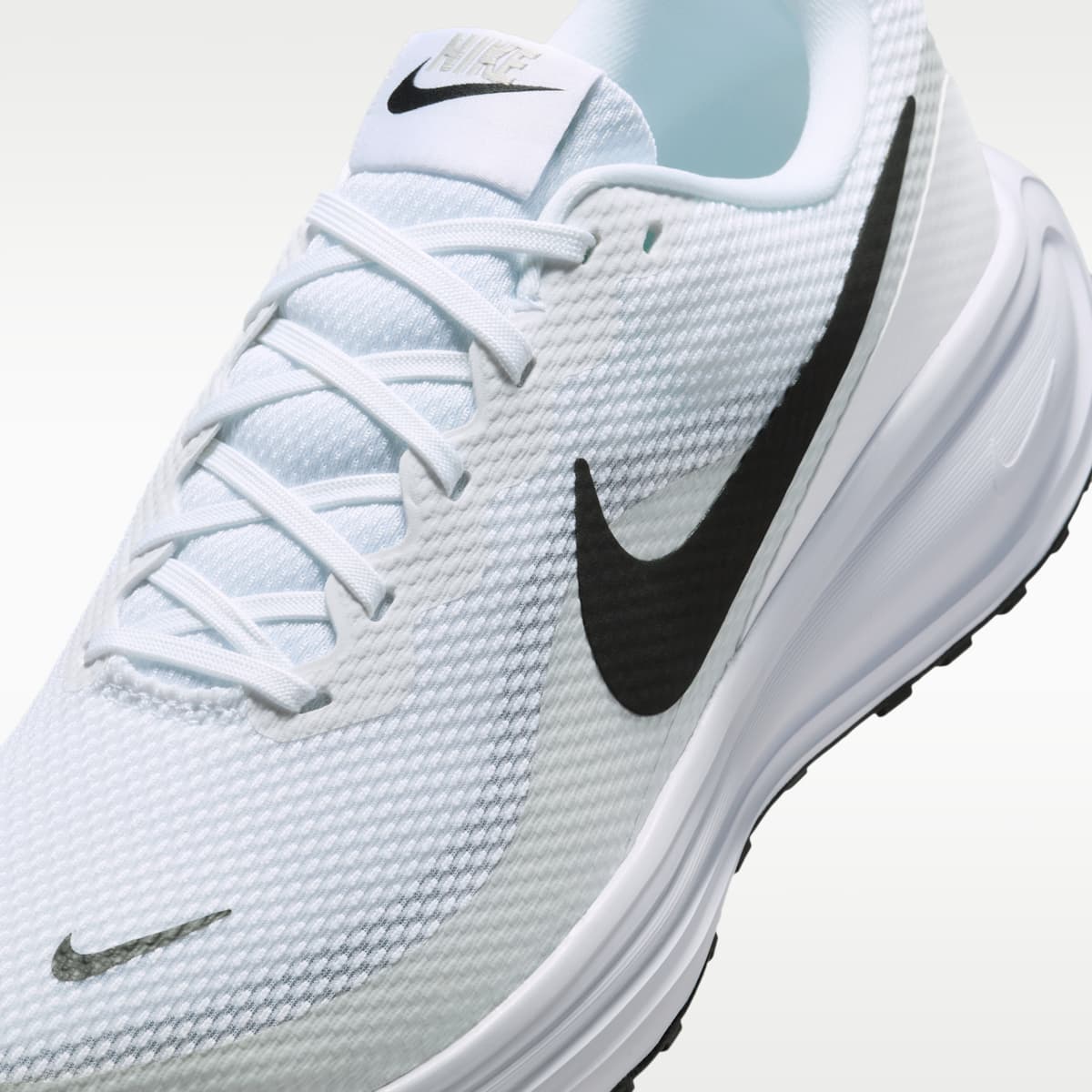 Nike Revolution 8 Men's Road Running Shoes - White/Pure Platinum/Black - Image 7