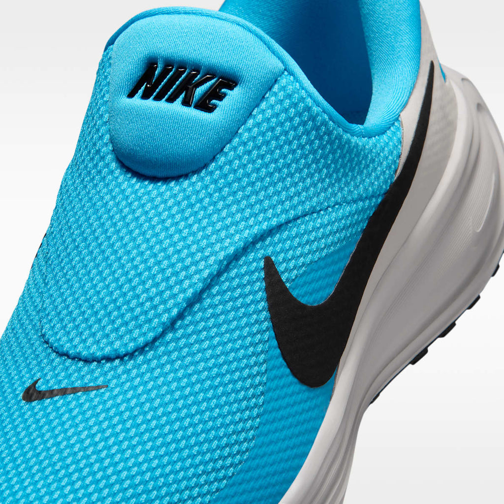 Nike Revolution 8 EasyOn Men's Road Running Shoes - Light Current Blue/Vast Grey/Black - Image 7