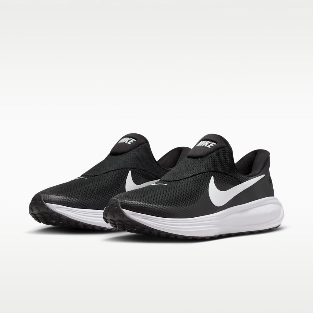Nike Revolution 8 EasyOn Men's Road Running Shoes - Black/Anthracite/Wolf Grey/White - Image 5
