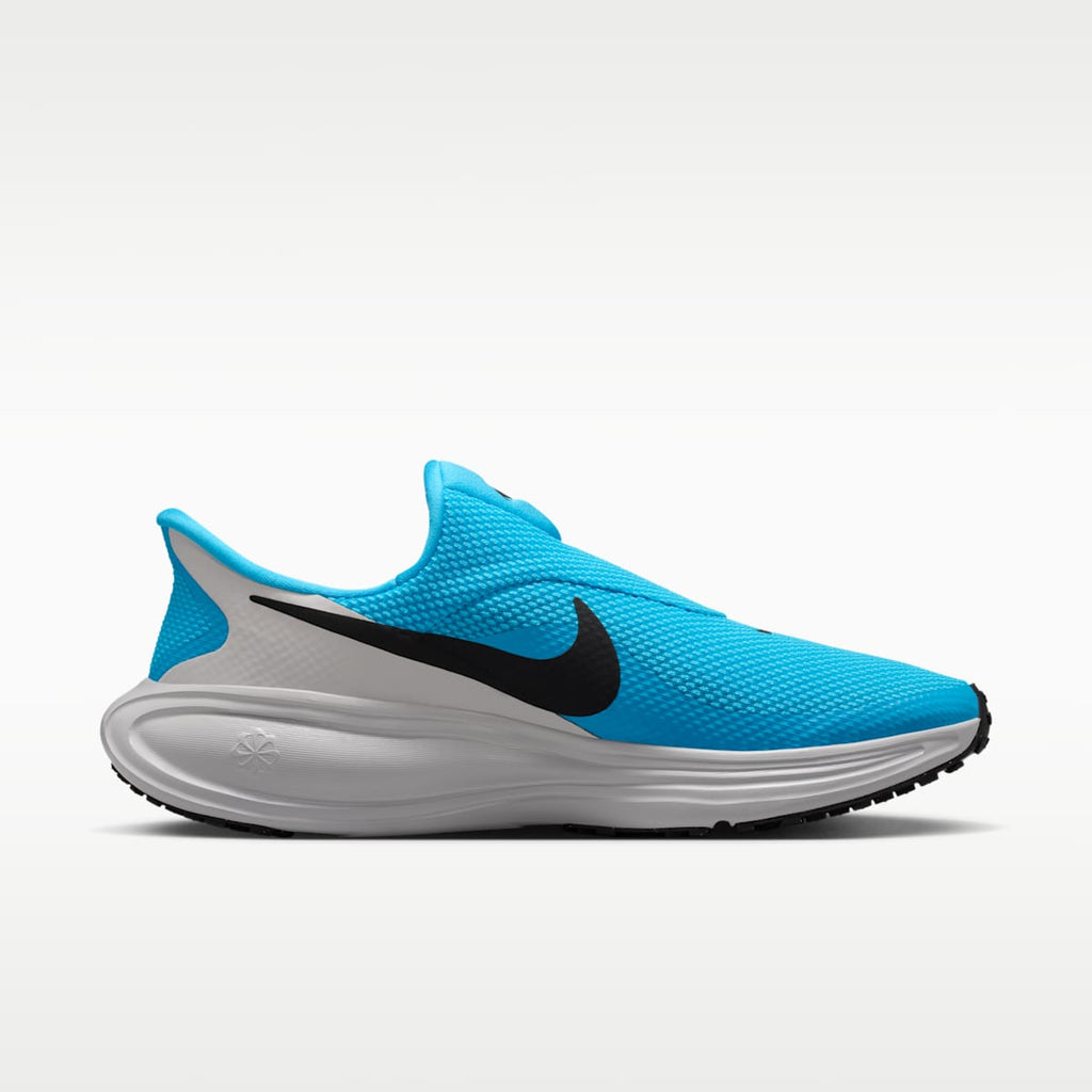 Nike Revolution 8 EasyOn Men's Road Running Shoes - Light Current Blue/Vast Grey/Black - Image 3