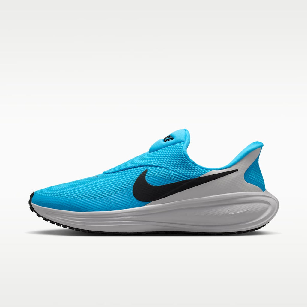 Nike Revolution 8 EasyOn Men's Road Running Shoes - Light Current Blue/Vast Grey/Black - Image 1