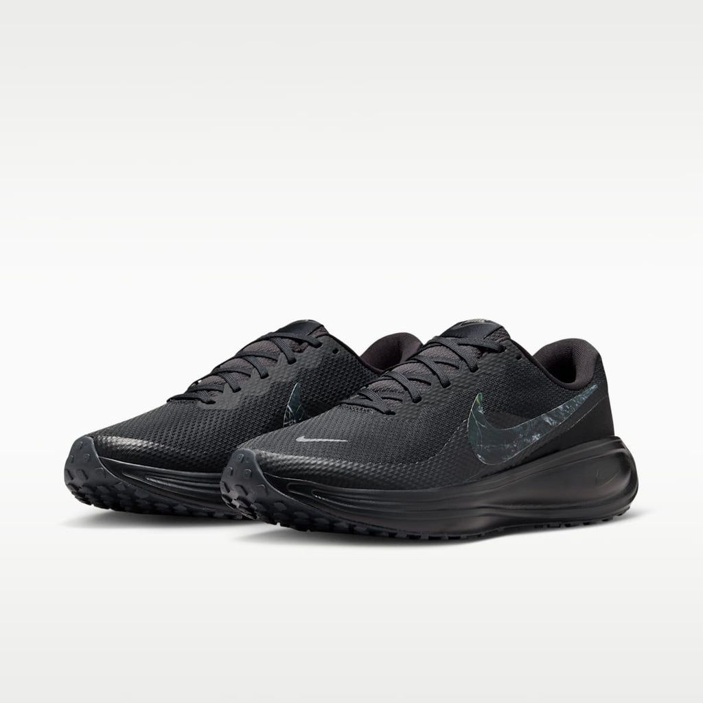 Nike Revolution 8  Men's Realtree® Road Running Shoes - Black/Dark Smoke Grey/Iron Grey/White - Image 5