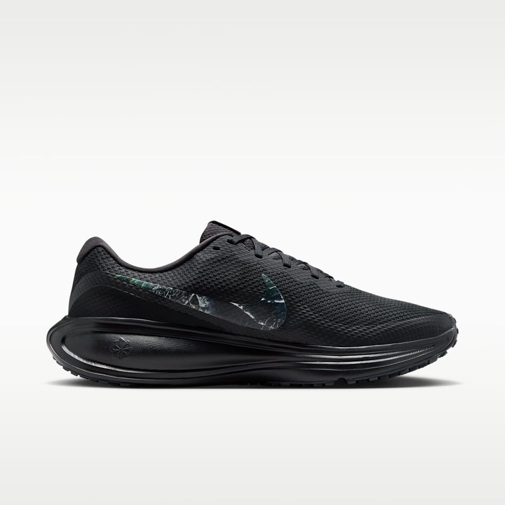 Nike Revolution 8  Men's Realtree® Road Running Shoes - Black/Dark Smoke Grey/Iron Grey/White - Image 3