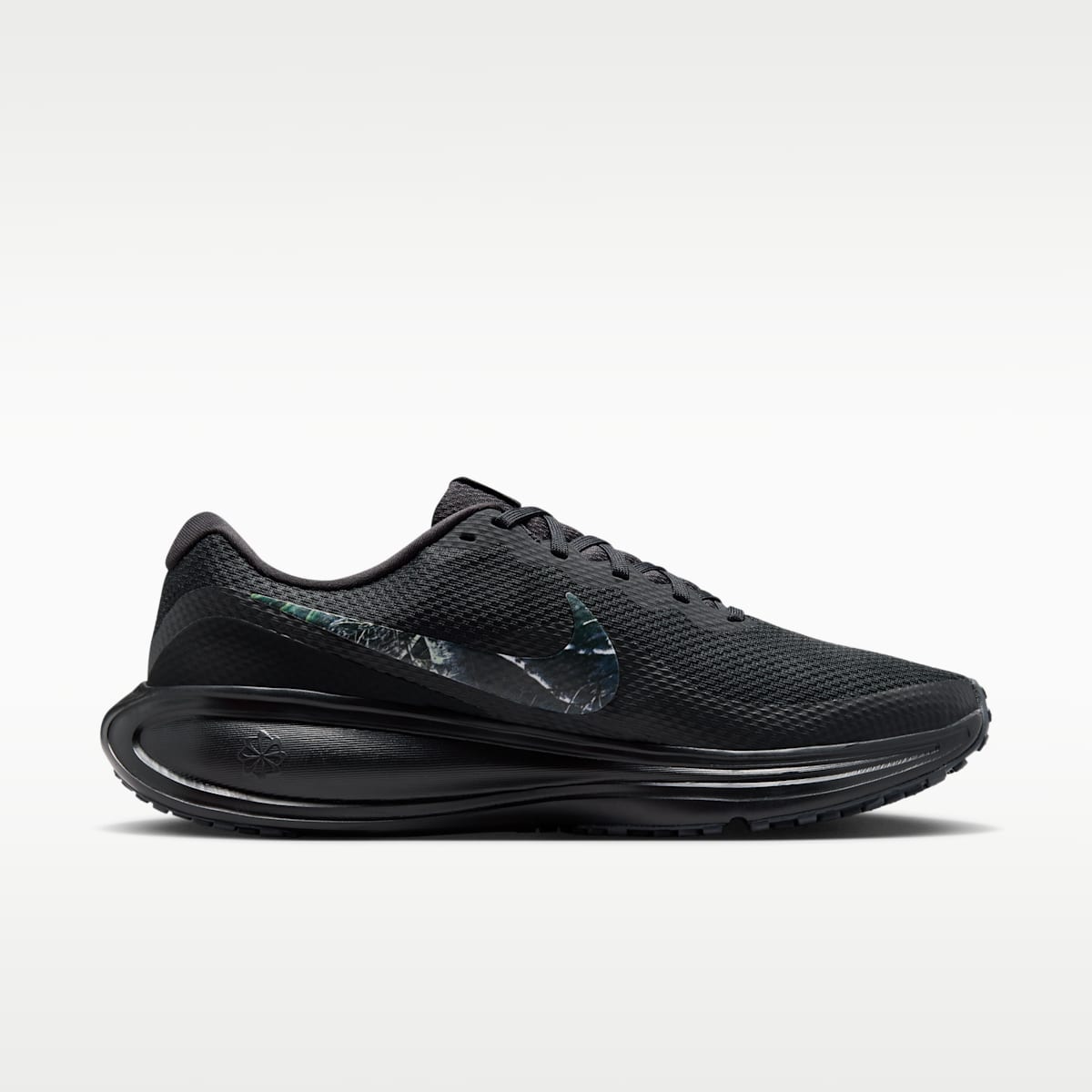 Nike Revolution 8  Men's Realtree® Road Running Shoes - Black/Dark Smoke Grey/Iron Grey/White - Image 3