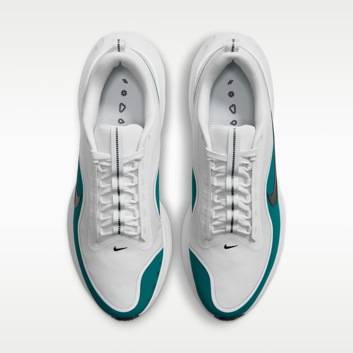 Nike Revolution 8 Utility Men's Road Running Shoes - Off White/Bright Spruce/Metallic Silver/Black - Image 4