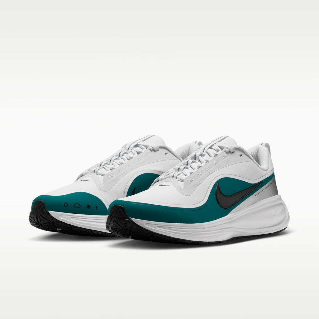 Nike Revolution 8 Utility Men's Road Running Shoes - Off White/Bright Spruce/Metallic Silver/Black - Image 5