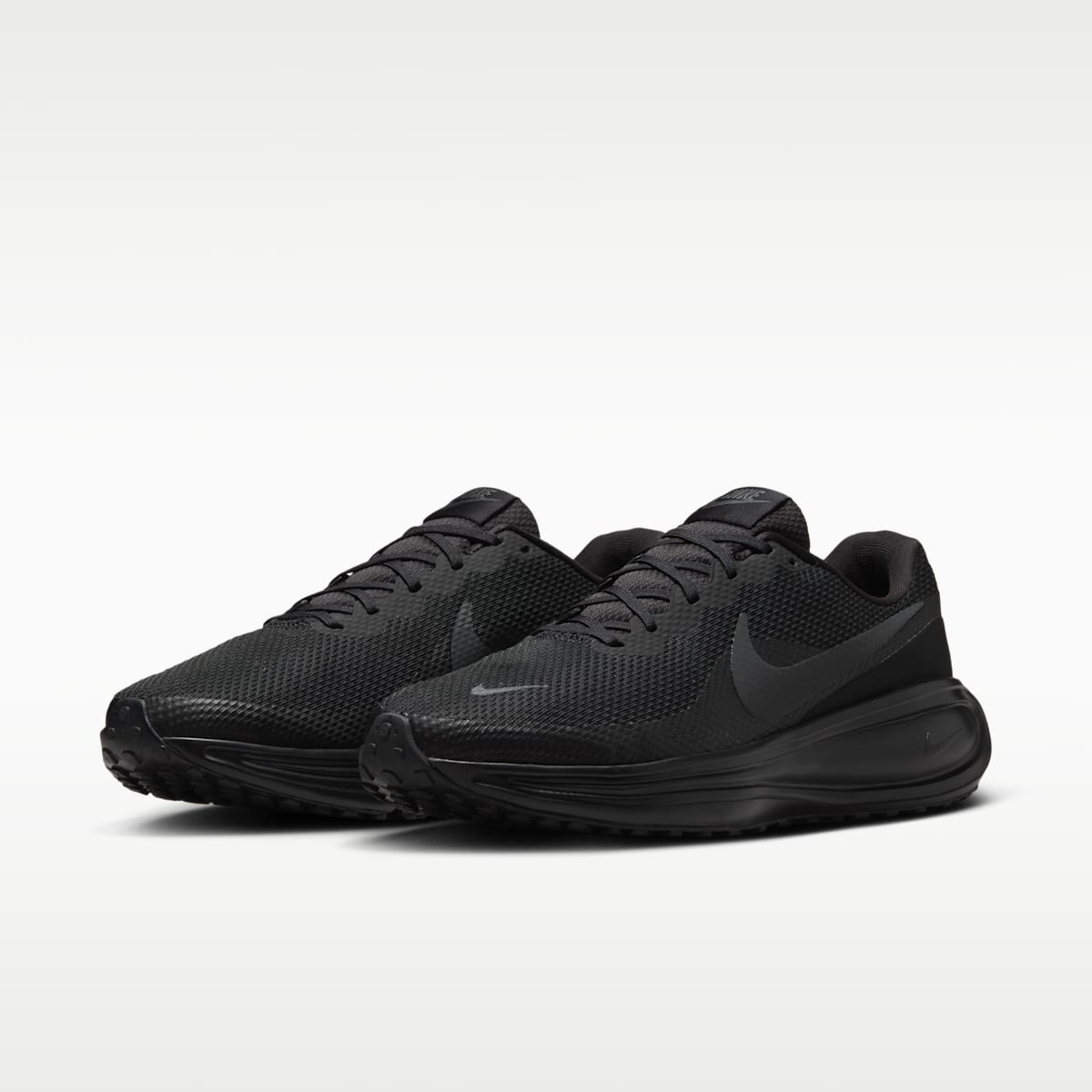 Nike Revolution 8 Men's Road Running Shoes (Wide) - Black/Anthracite - Image 5
