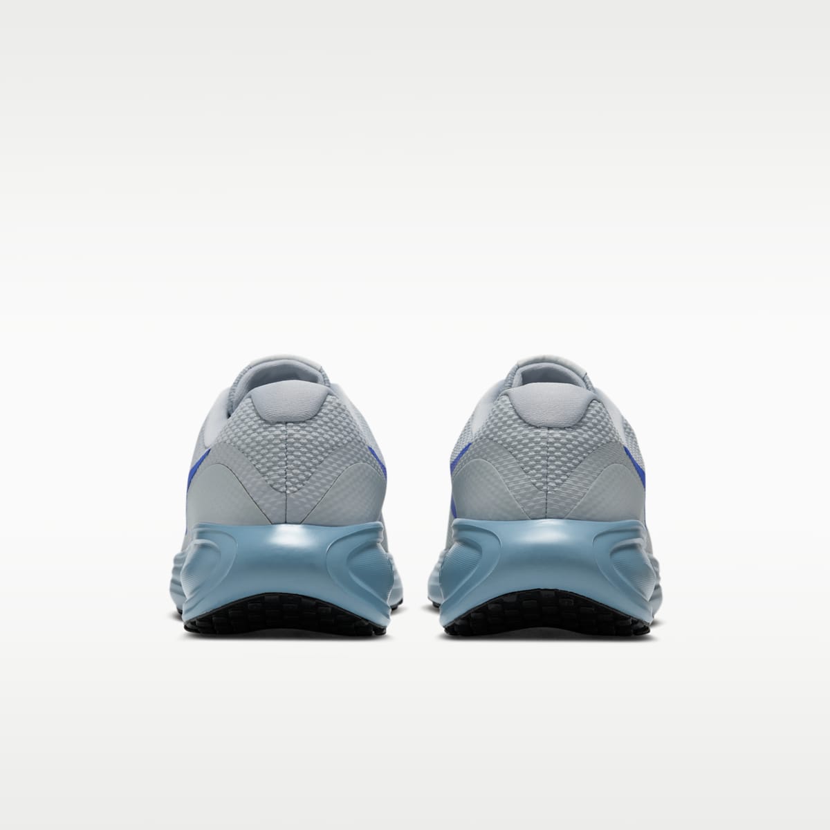 Nike Revolution 8 Men's Road Running Shoes (Wide) - Grey Mist/Black/Smokey Blue/Racer Blue - Image 6
