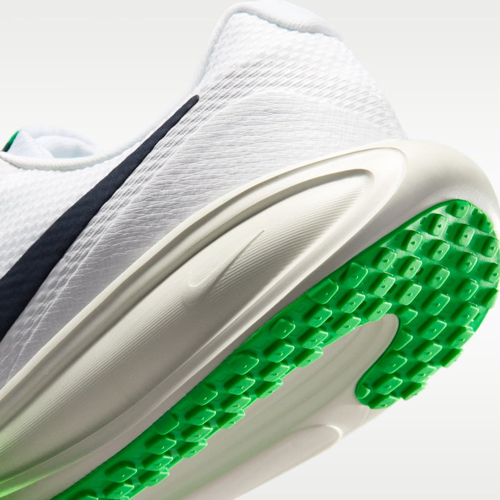Nike Revolution 8 Men's Road Running Shoes (Wide) - White/Green Spark/Summit White/Midnight Navy - Image 8