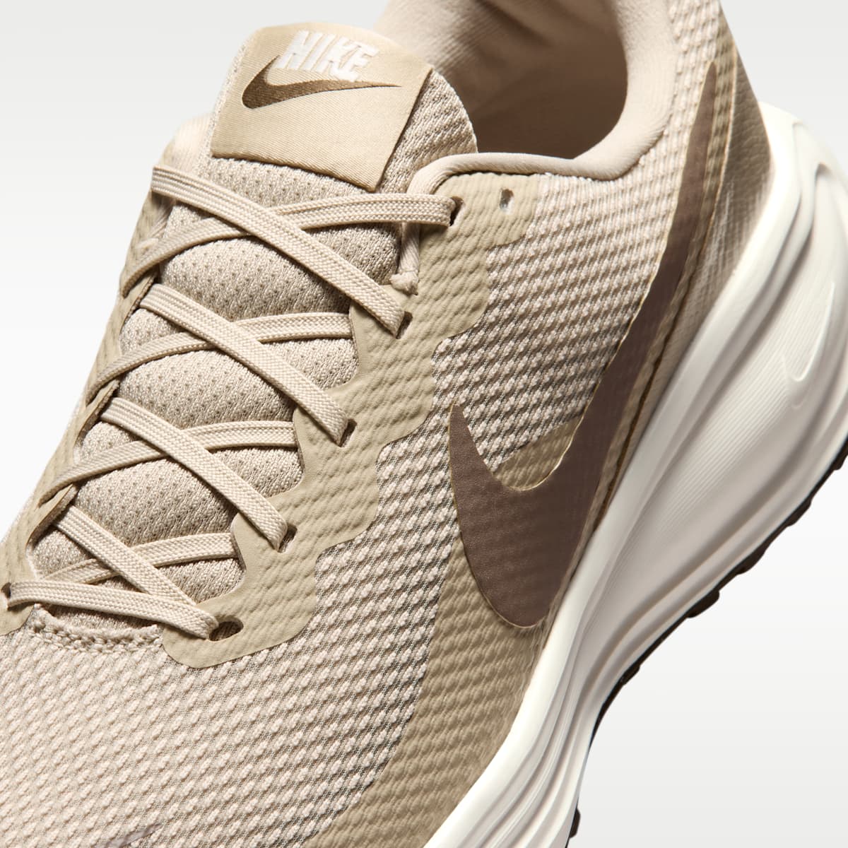 Nike Revolution 8 Men's Road Running Shoes - Desert Khaki/Sail/Dark Hazel - Image 7