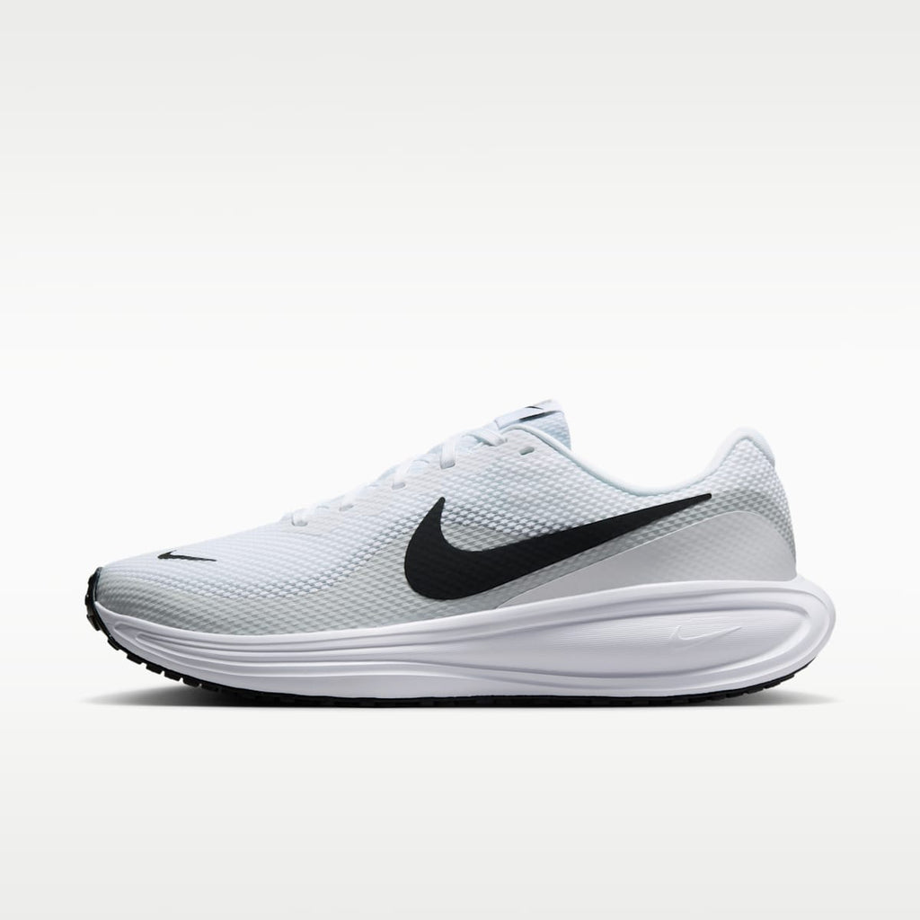 Nike Revolution 8 Men's Road Running Shoes - White/Pure Platinum/Black - Image 1