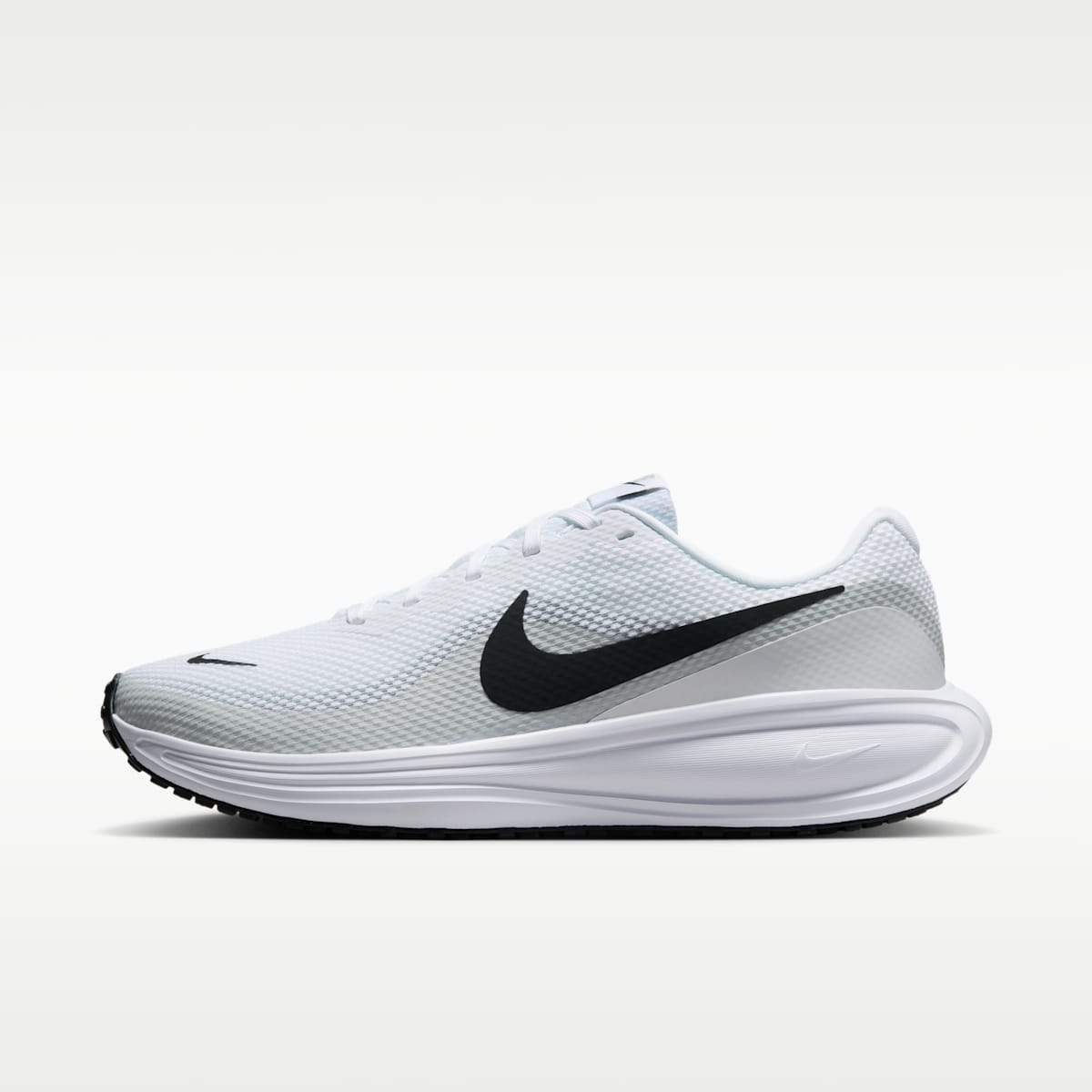 Nike Revolution 8 Men's Road Running Shoes - White/Pure Platinum/Black - Image 1