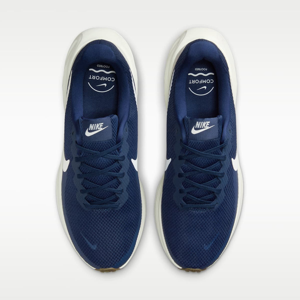 Nike Revolution 8 Men's Road Running Shoes - Midnight Navy/Gum Medium Brown/Wolf Grey/Sail - Image 4