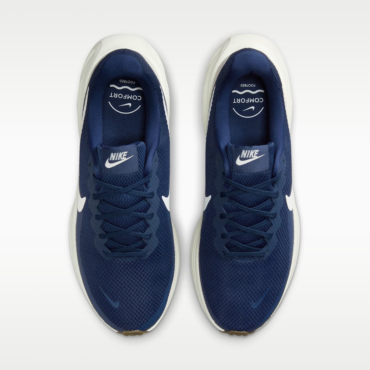 Nike Revolution 8 Men's Road Running Shoes - Midnight Navy/Gum Medium Brown/Wolf Grey/Sail - Image 4