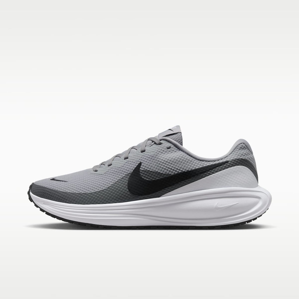 Nike Revolution 8 Men's Road Running Shoes - Light Smoke Grey/Smoke Grey/White/Black - Image 1