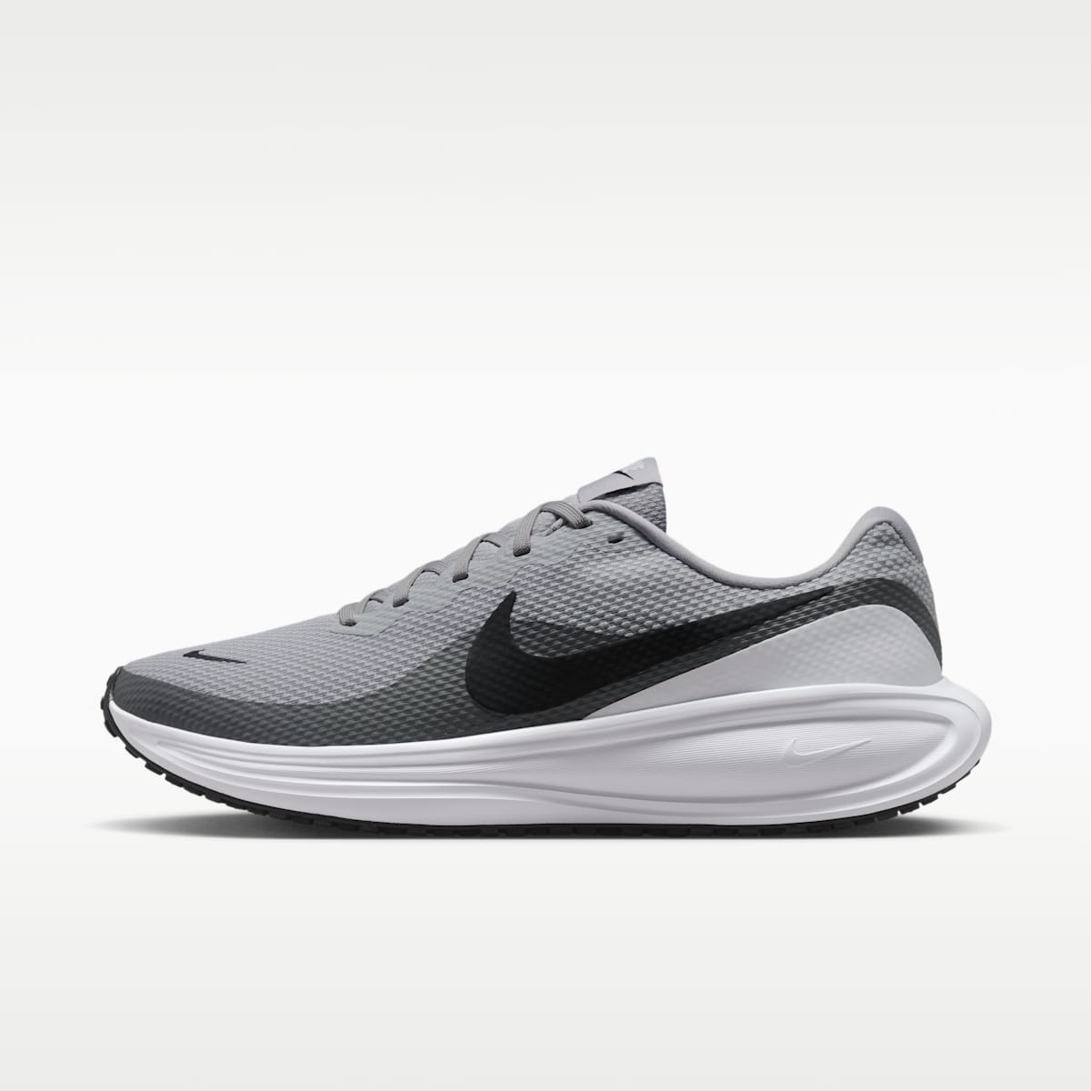 Nike Revolution 8 Men's Road Running Shoes - Light Smoke Grey/Smoke Grey/White/Black - Image 1