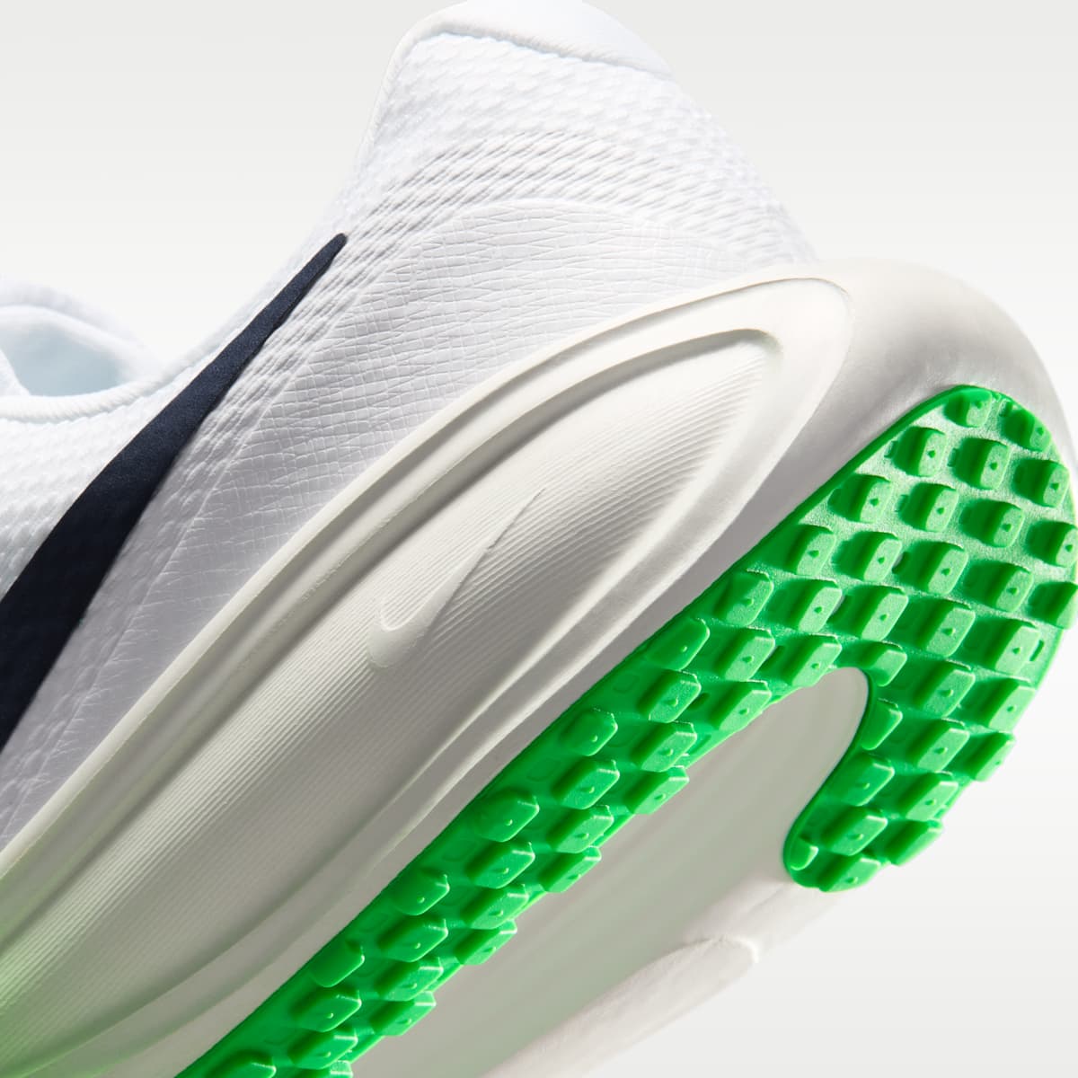 Nike Revolution 8 Men's Road Running Shoes - White/Green Spark/Summit White/Midnight Navy - Image 8