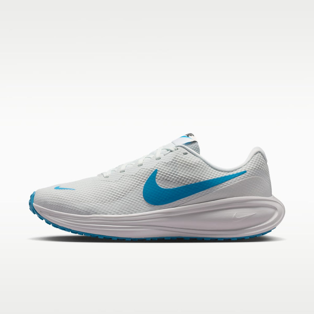 Nike Revolution 8 Men's Road Running Shoes - Off White/Vast Grey/Anthracite/Light Current Blue - Image 1