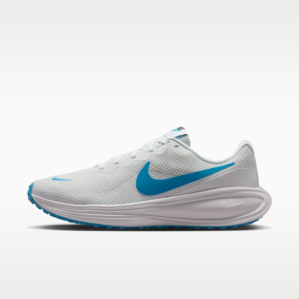 Nike Revolution 8 Men's Road Running Shoes - Off White/Vast Grey/Anthracite/Light Current Blue - Image 1