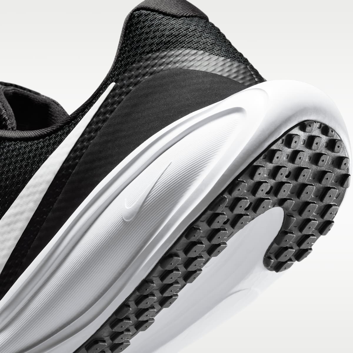 Nike Revolution 8 Men's Road Running Shoes - Black/Black/White - Image 8