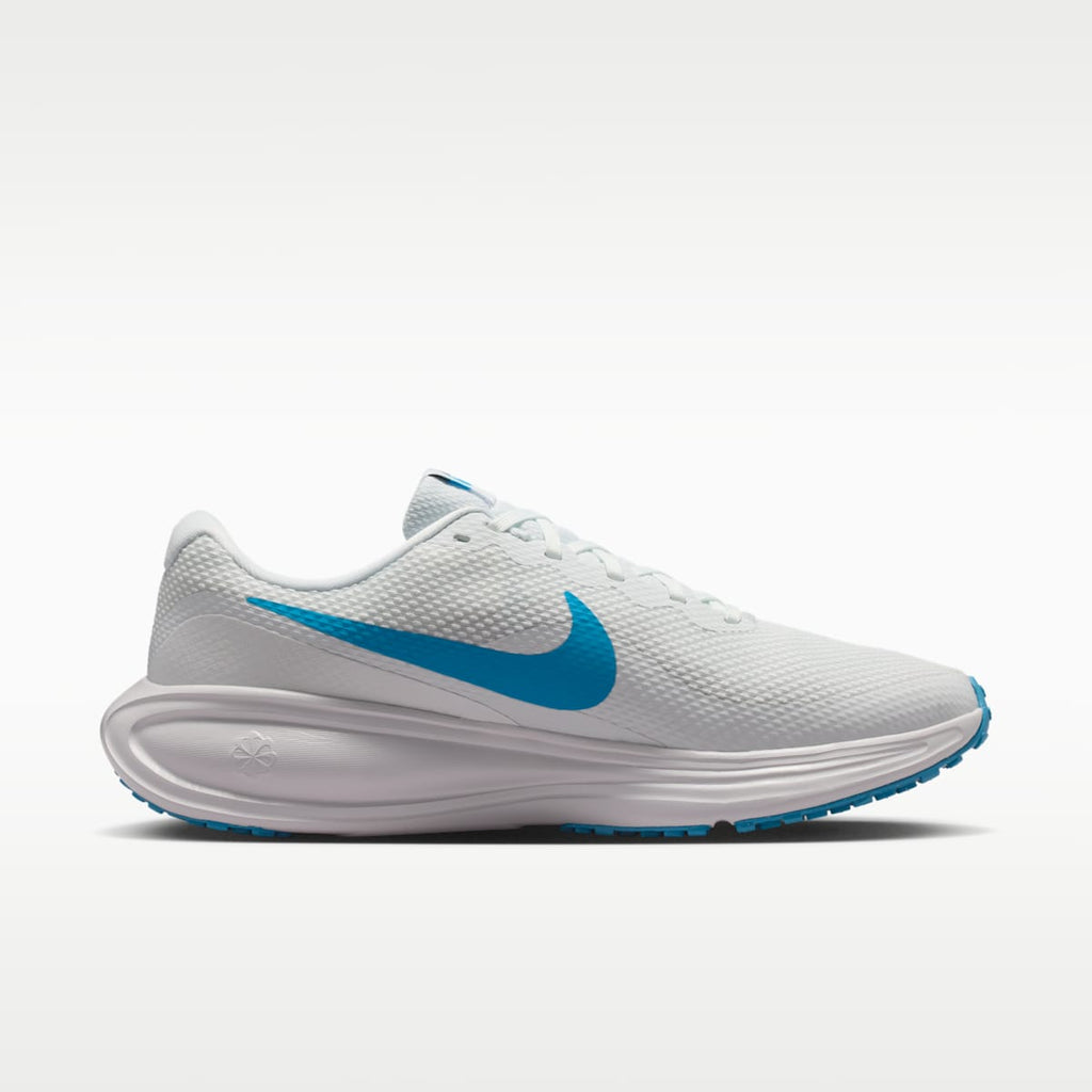 Nike Revolution 8 Men's Road Running Shoes - Off White/Vast Grey/Anthracite/Light Current Blue - Image 3
