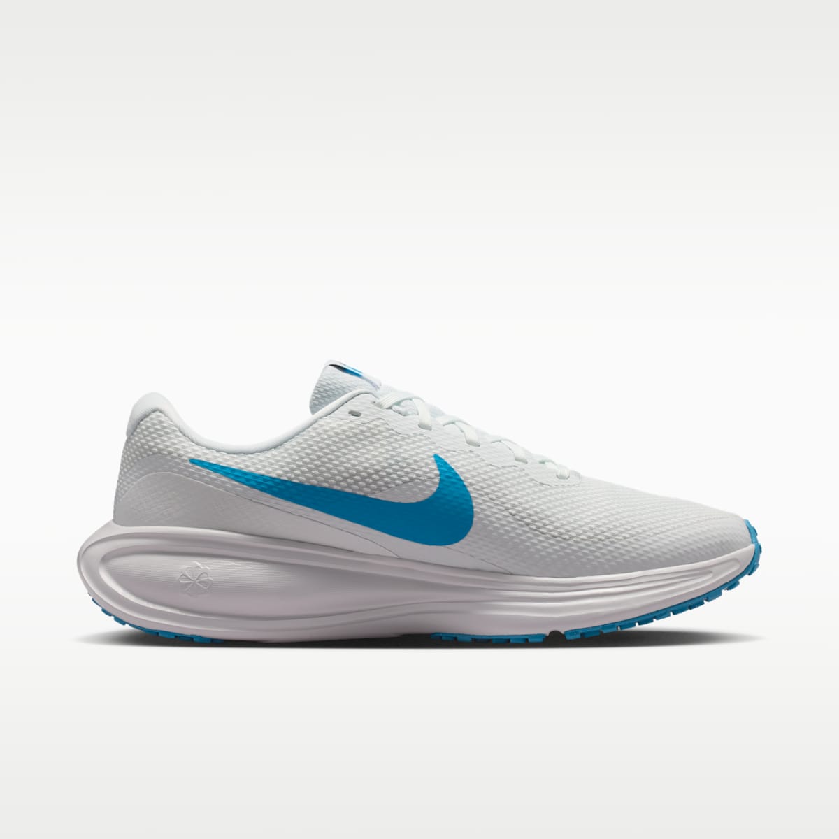 Nike Revolution 8 Men's Road Running Shoes - Off White/Vast Grey/Anthracite/Light Current Blue - Image 3