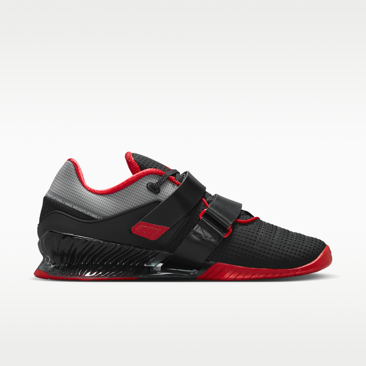 Women's Nike Romaleos 4 Weightlifting Shoes - Black/University Red/White