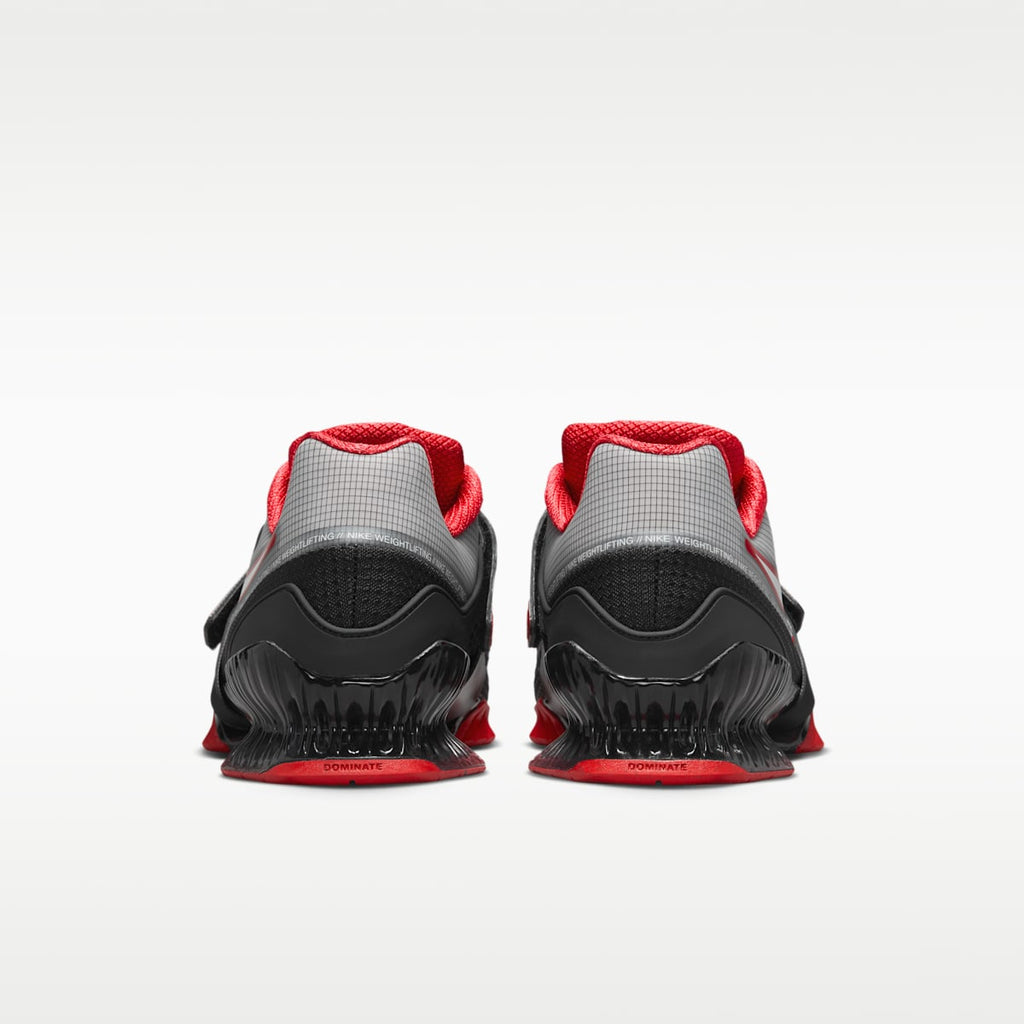 Nike Romaleos 4 Weightlifting Shoes - Black/University Red/White - Image 6