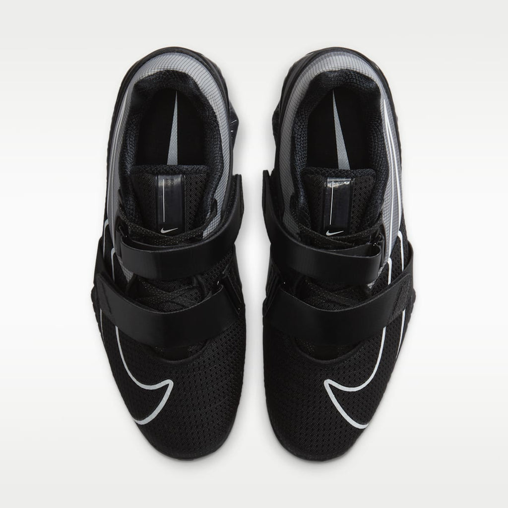 Nike Romaleos 4 Weightlifting Shoes - Black/Black/White - Image 4