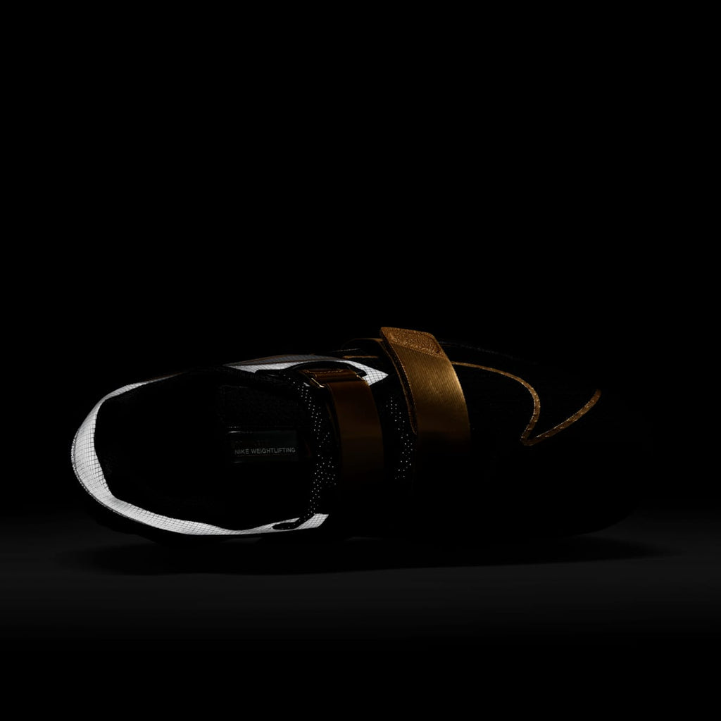 Nike Romaleos 4 Weightlifting Shoes - Black/Metallic Gold/White/Metallic Gold - Image 9