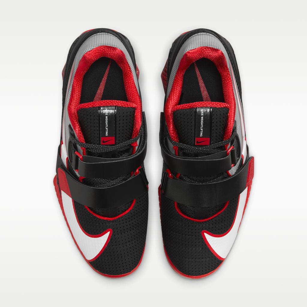 Women's Nike Romaleos 4 Weightlifting Shoes - Black/University Red/White