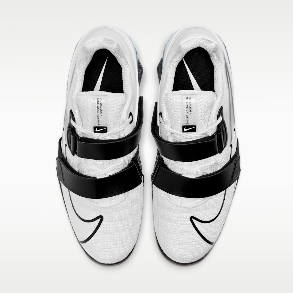 Nike Romaleos 4 Weightlifting Shoes - White/White/Black - Image 4