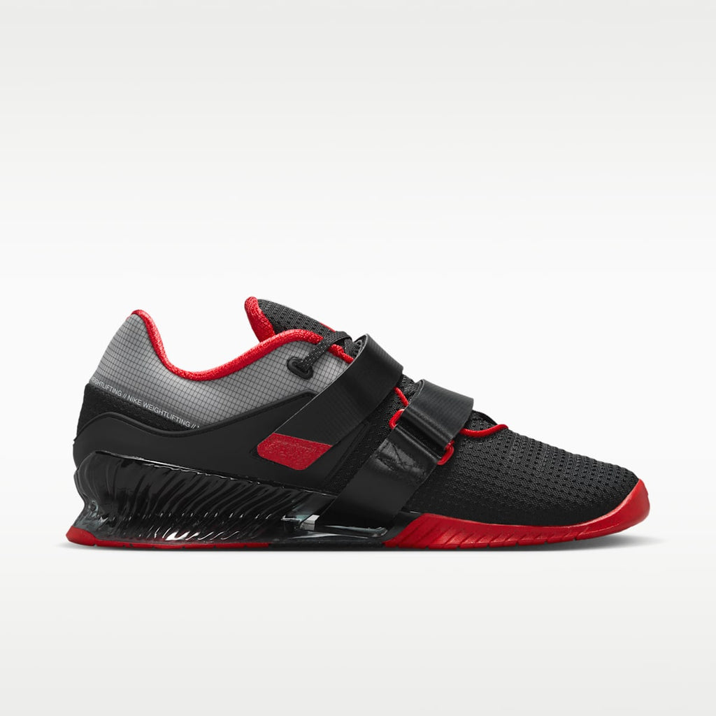 Nike Romaleos 4 Weightlifting Shoes - Black/University Red/White - Image 3