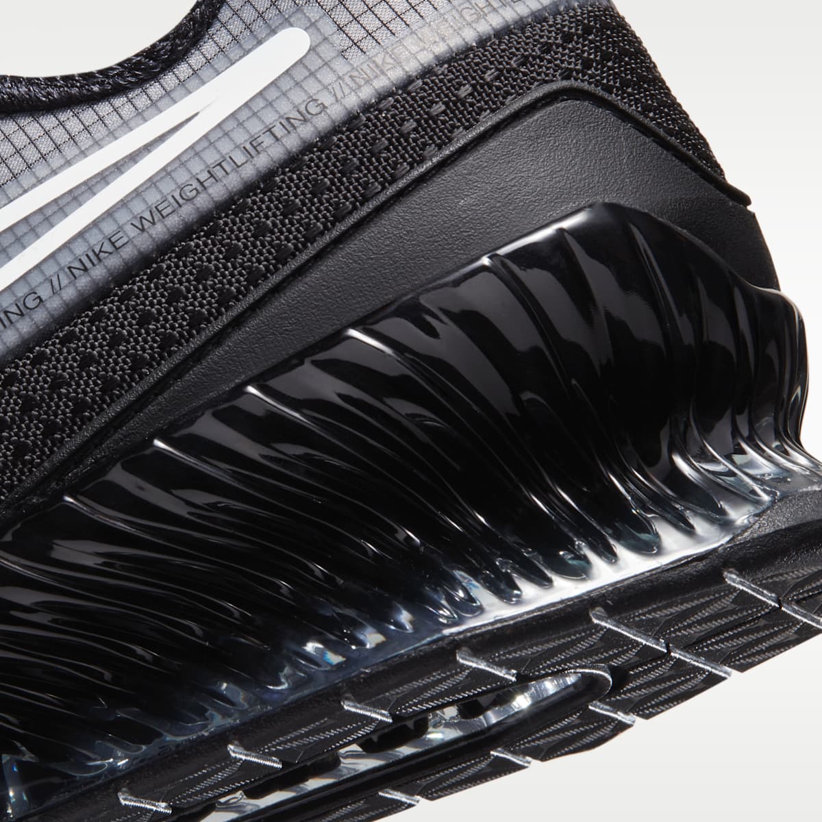 Nike Romaleos 4 Weightlifting Shoes - Black/Black/White - Image 8