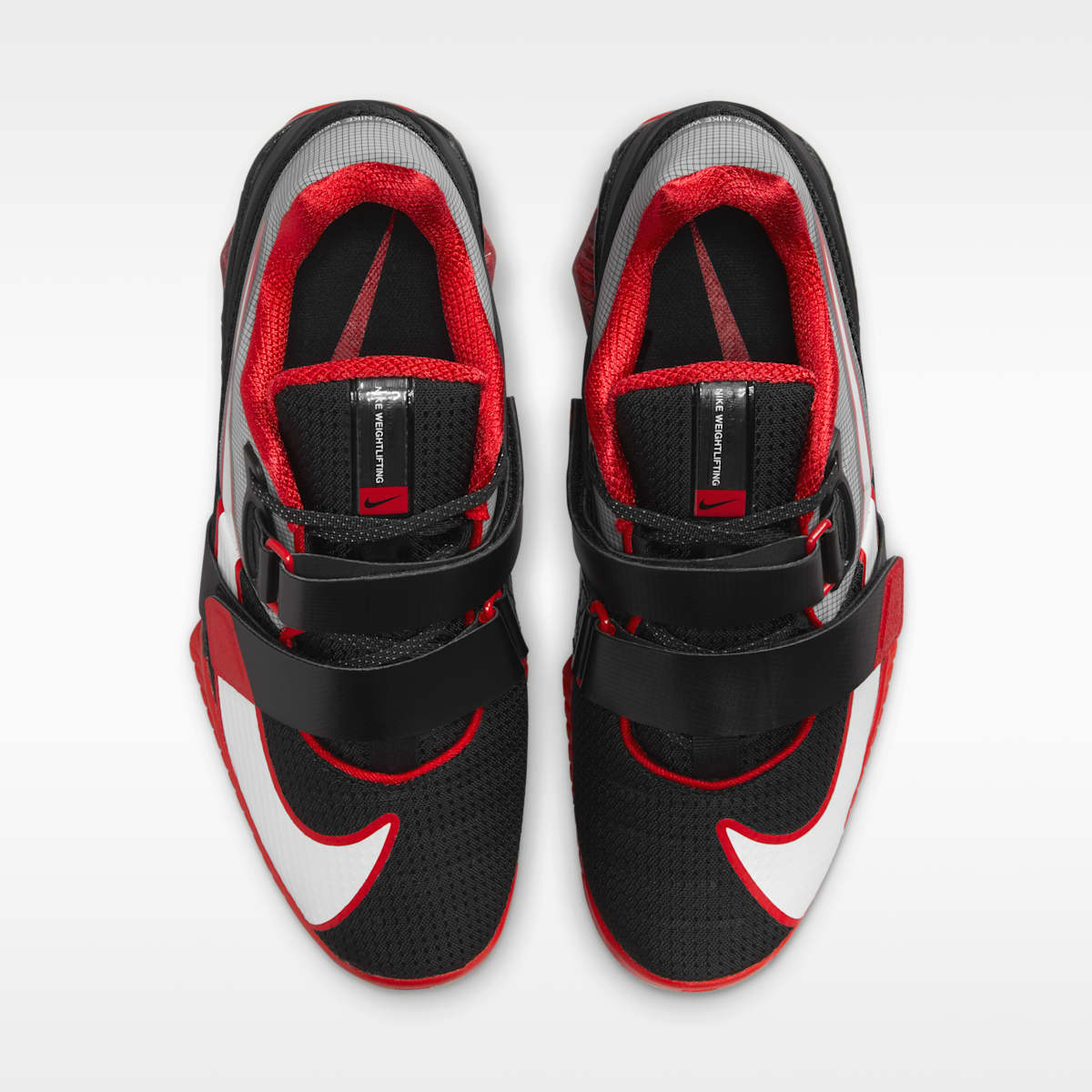 Nike Romaleos 4 Weightlifting Shoes - Black/University Red/White - Image 4