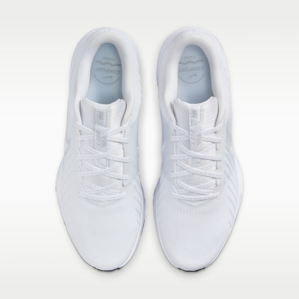 Nike Run Defy Men's Road Running Shoes - White/Black/Pure Platinum - Image 4