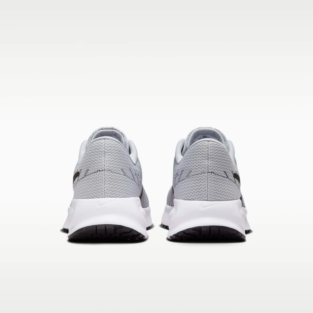 Nike Run Defy Men's Road Running Shoes - Wolf Grey/White/Iron Grey/Black - Image 6