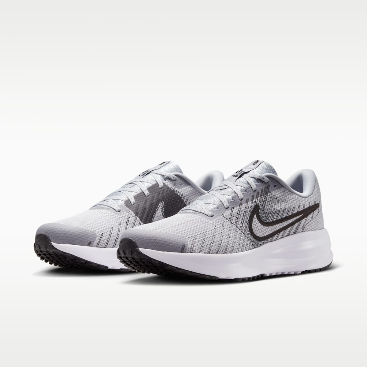Nike Run Defy Men's Road Running Shoes - Wolf Grey/White/Iron Grey/Black - Image 5