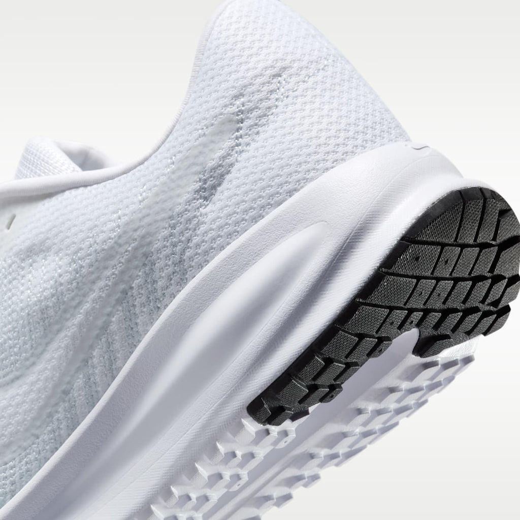 Nike Run Defy Men's Road Running Shoes - White/Black/Pure Platinum - Image 8
