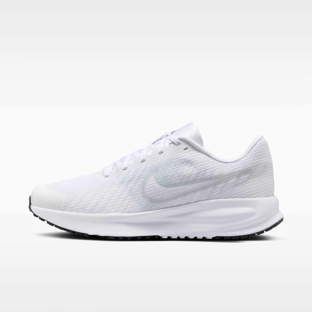 Nike Run Defy Men's Road Running Shoes - White/Black/Pure Platinum - Image 1
