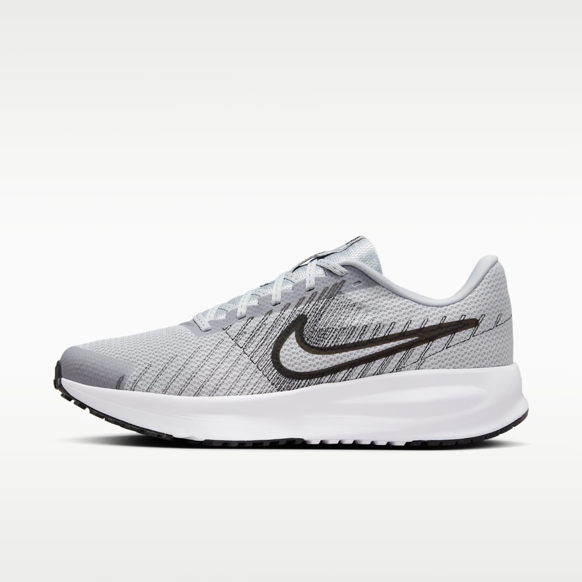 Nike Run Defy Men's Road Running Shoes - Wolf Grey/White/Iron Grey/Black - Image 1