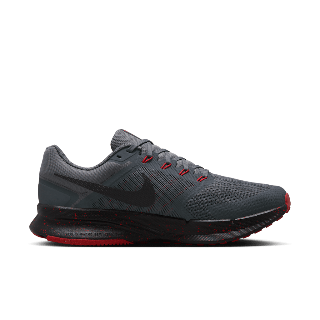 Nike Run Swift 3 Men's Road Running Shoes - Dark Grey/University Red/Black - Image 3