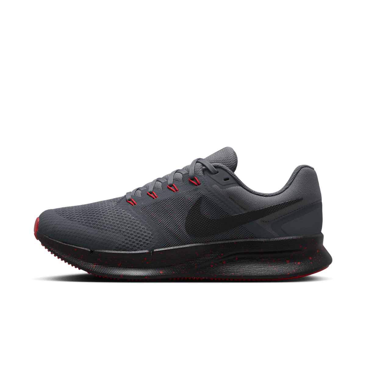 Nike Run Swift 3 Men's Road Running Shoes - Dark Grey/University Red/Black - Image 1